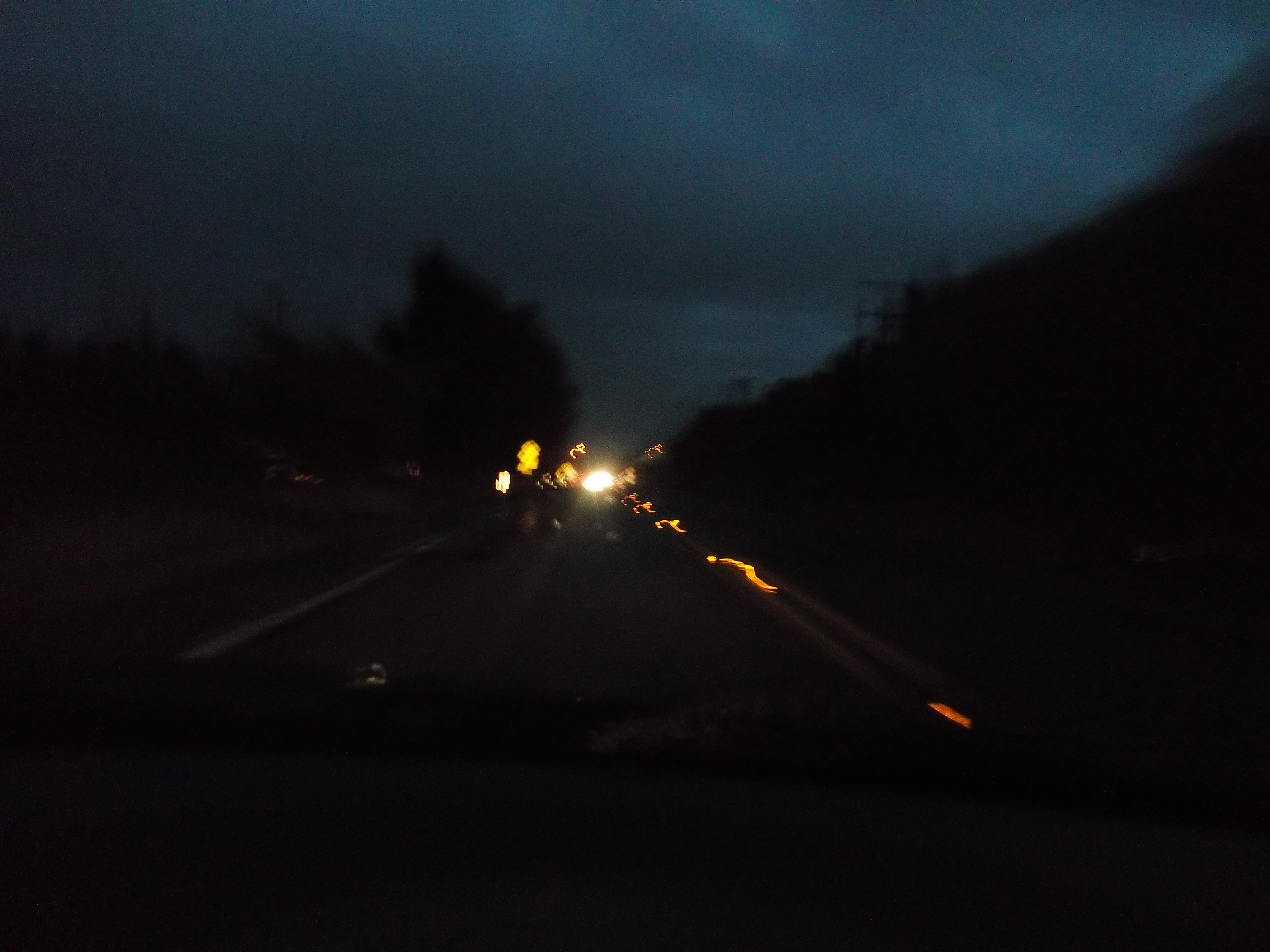 Moving images on the road